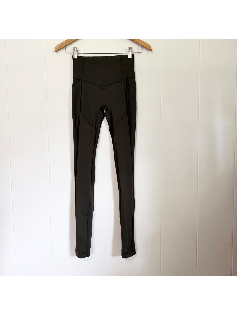 Lululemon Athletica Active Aline High Waisted Full Length Leggings Women's 2